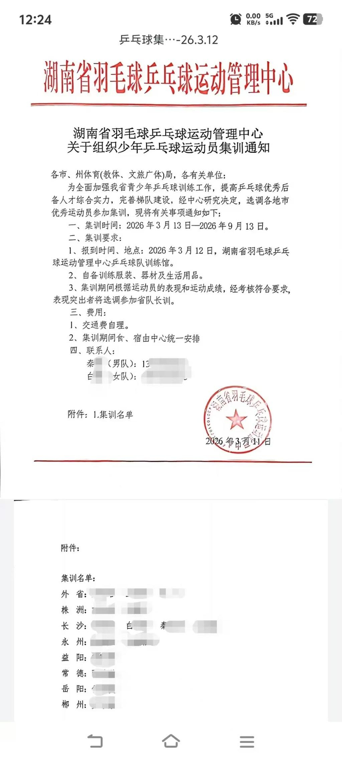 球速游戏娱乐-湖南少乒集训队选调两名教练的孩子并直通省运会？回应：符合集训要求|体育局|湖南省|乒乓球|长沙市|澎湃新闻_新浪新闻
